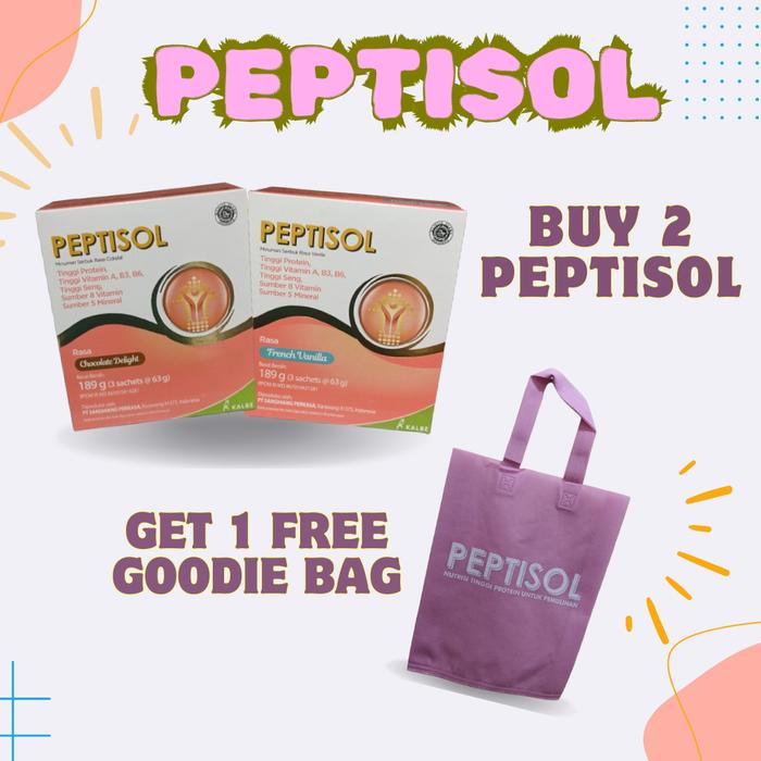 

Terlaris- Peptisol Susu Nutrisi - Susu Rendah Residu Tinggi Protein 189 Gram