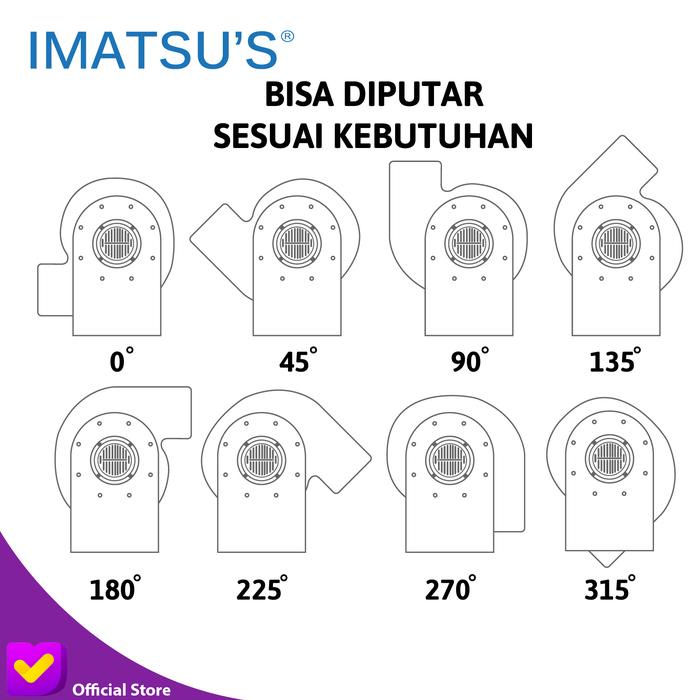 Terbaru.. Centrifugal Fan Pp Plastik 8" Blower Keong Blower Lemari Asam