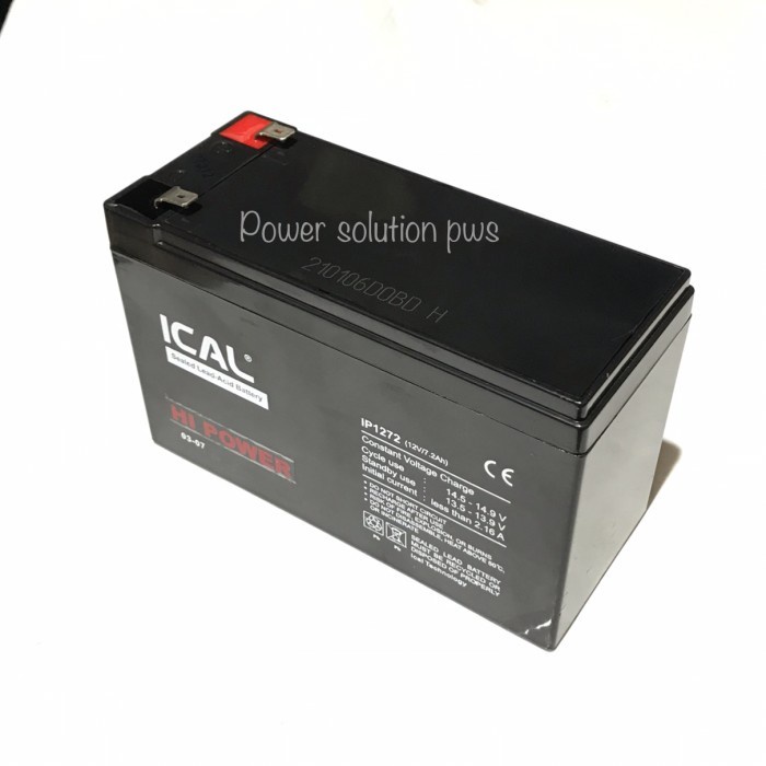 [Expert] aki / Baterai ups ica [ Battery Ical IP1272 ]