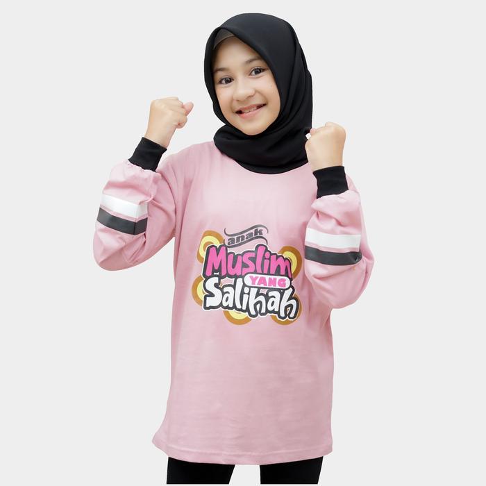 Lucika- KIS02 Shibakids Kaos Anak Unisex perempuan laki Karakter Muslim Tema Islami Edukasi