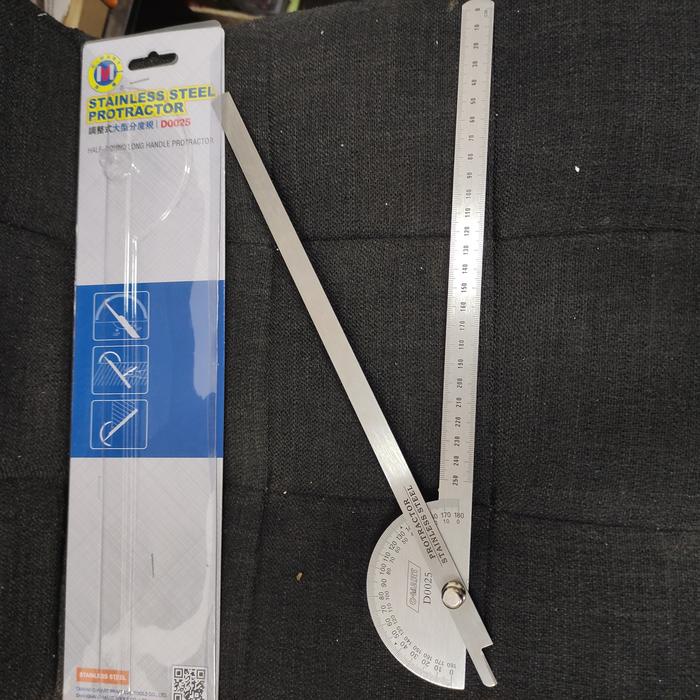 

populer] stainless protactor stainless cmart 25 cm taiwan 1 mm tebal