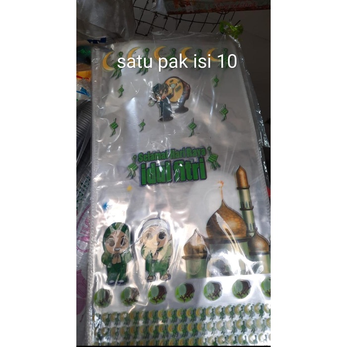 

Produk Unggulan] plastik opp idul fitri isi 10 gambar orang masjid lebaran