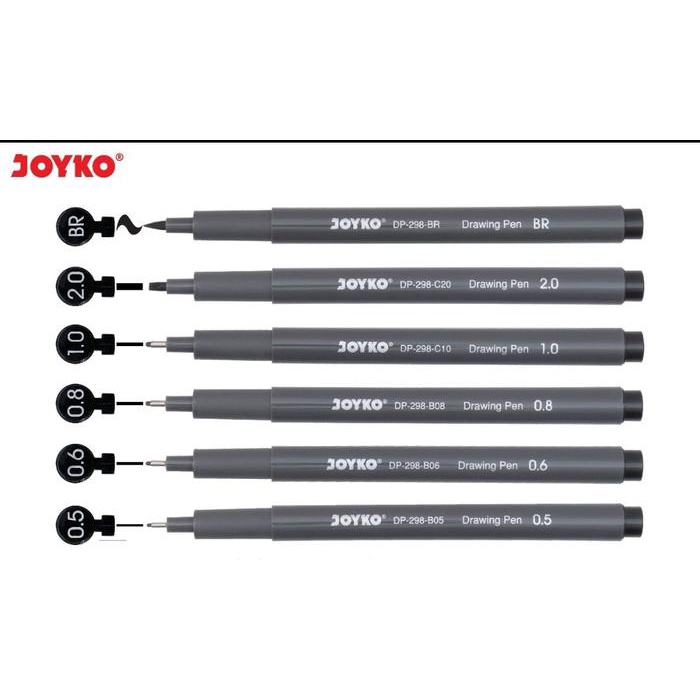 

*****] drawing pen joyko dp 298 satuan 003 sd 08 satuan