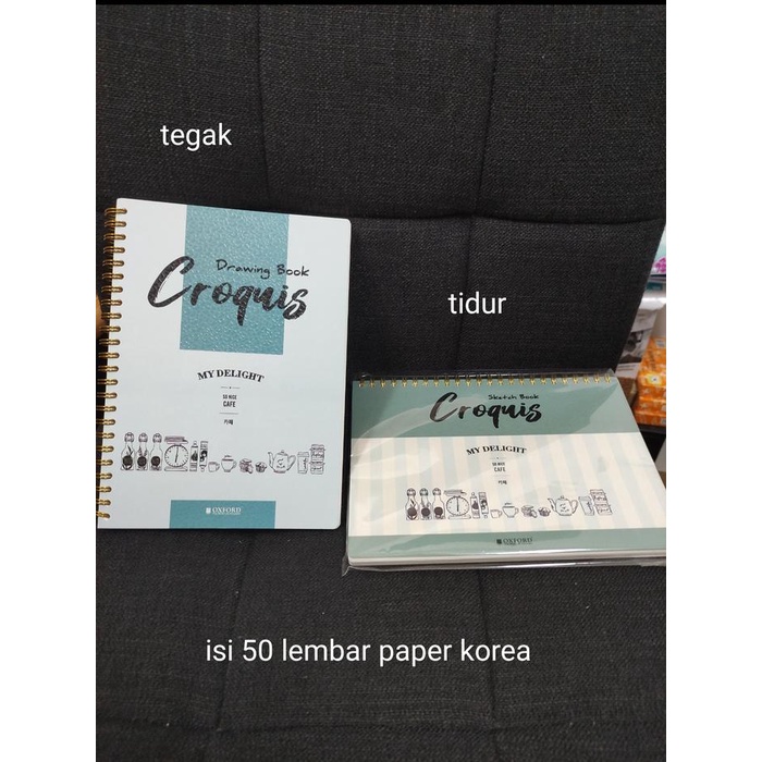 

Produk Unggulan] oxford a5 croquis scetch book a5 50 lembar paper korea