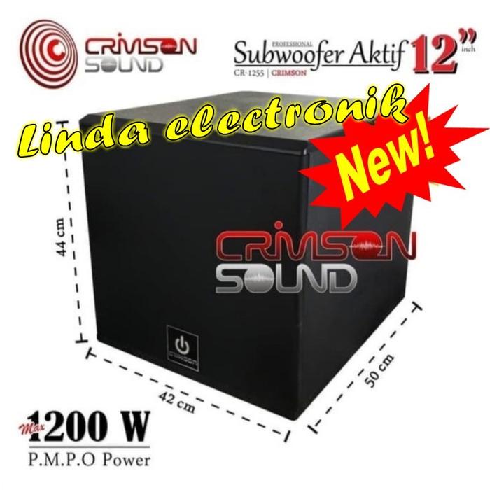 Crimson Cr 1255 Subwoofer Aktif 12In Crimson Cr1255 - Asli