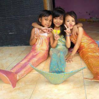 Promo Mermaid PUTRI DUYUNG pakaian dress renang anak-anak cantik