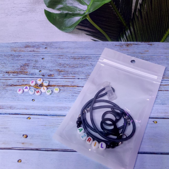 Promo TERBARU Tali Kalung Masker Strap Anak Laki-Laki - Request Nama