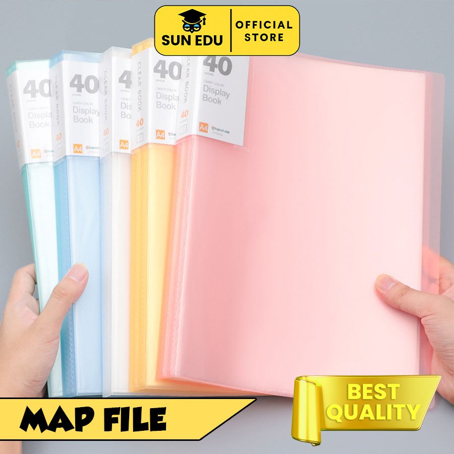 

Document keeper map file/ Clear holder A4 40 lembar