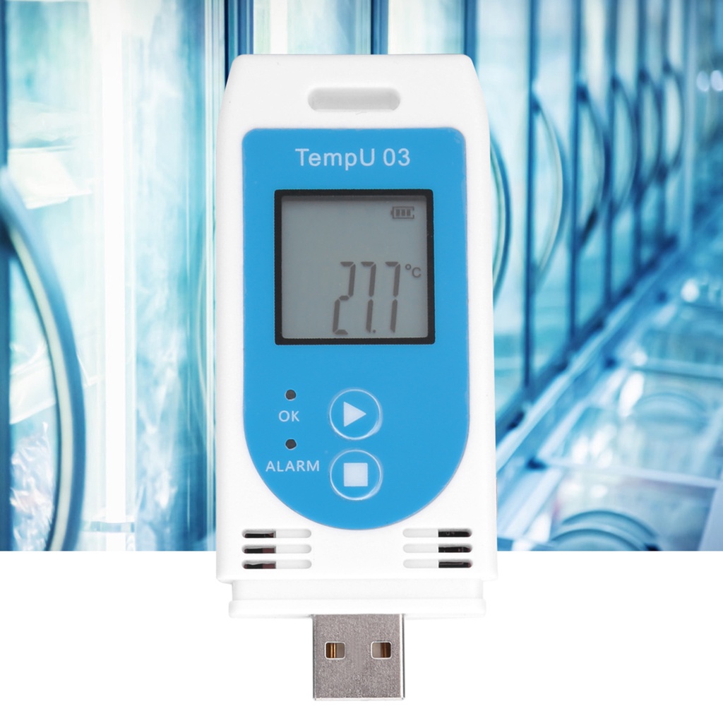 Temperature and Humidity Data Logger PDF GSP Recorder LCD USB Temperature and Humidity Data Logger P