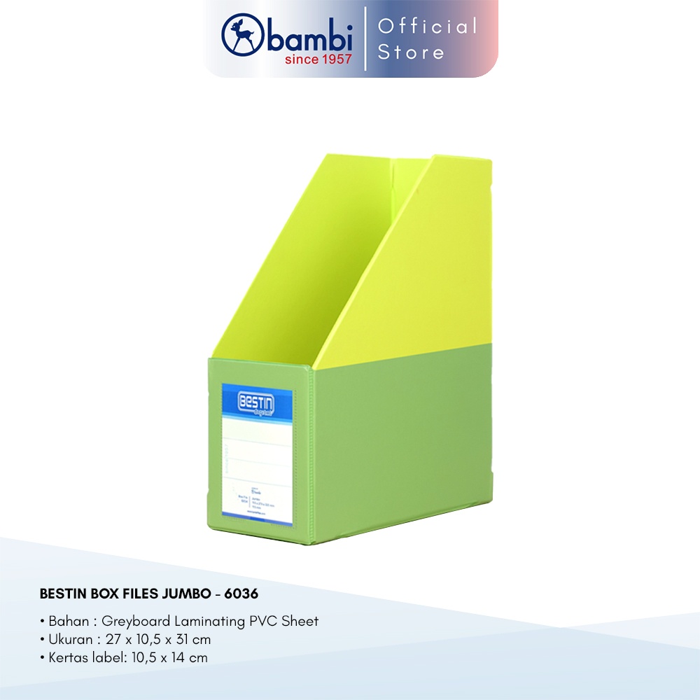 

Bestin Box File Magazine JUMBO SIZE 11,5 cm All Colour - Box Arsip / Box Storage / Box Dokumen kode