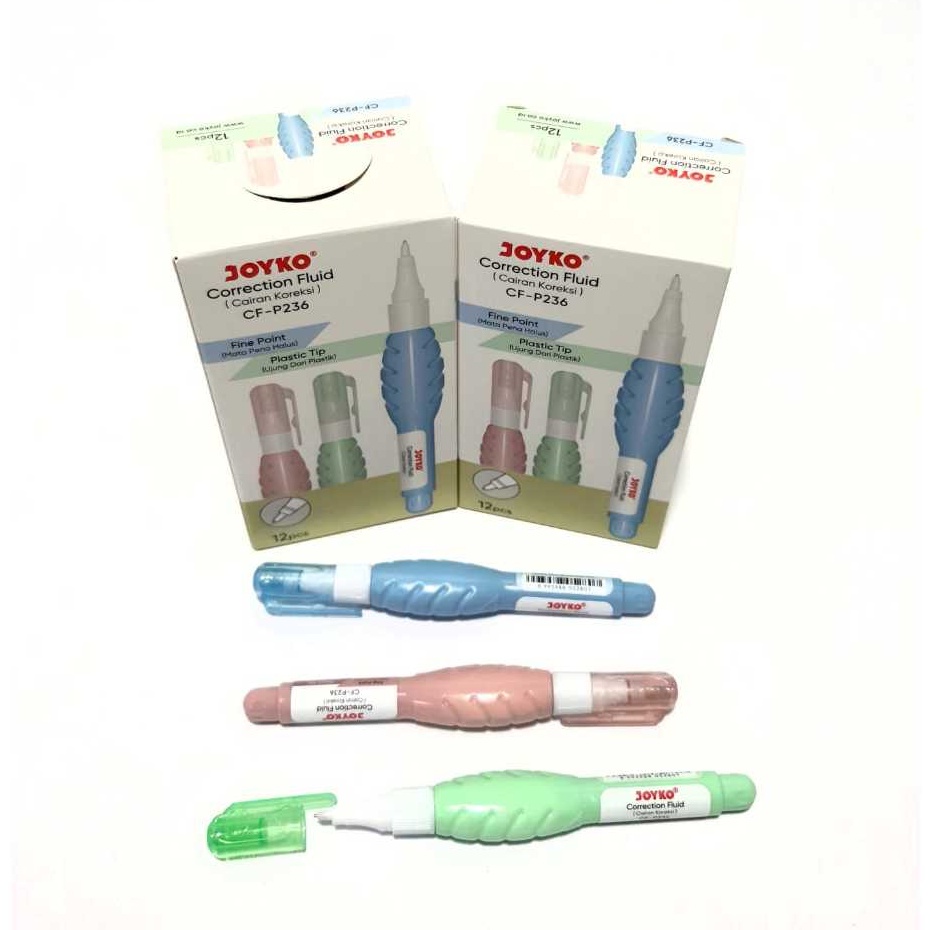 

Harga Grosir ( 1kotak/12 pcs) Correction Fluid Joyko CF-P236