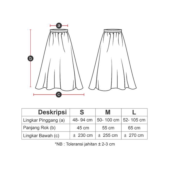 Gemiloo- ROKGALIYA Little Vafe Rok Anak Rok Couple Fashion