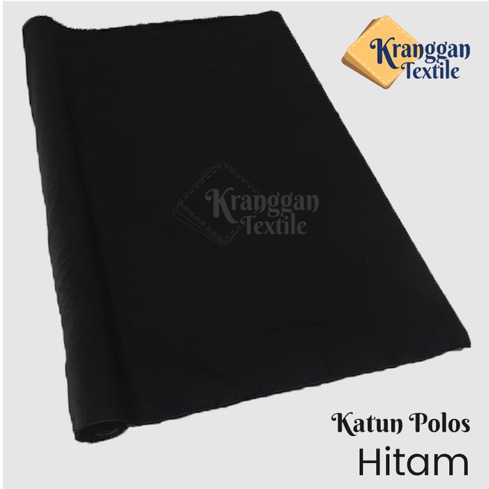 SPECIAL Kain Katun Hitam polos
