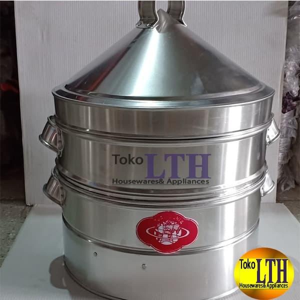 Kalakat Susun 3 Alumunium / Kukusan Dimsum Baso Tahu / Panci Kukus