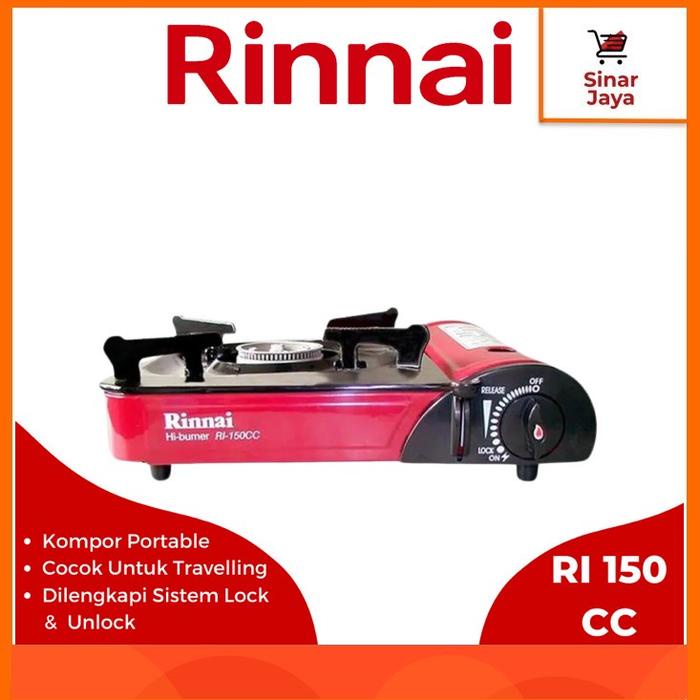 Rinnai Ri-150 Cc Kompor Portable 1 Tungku + Koper