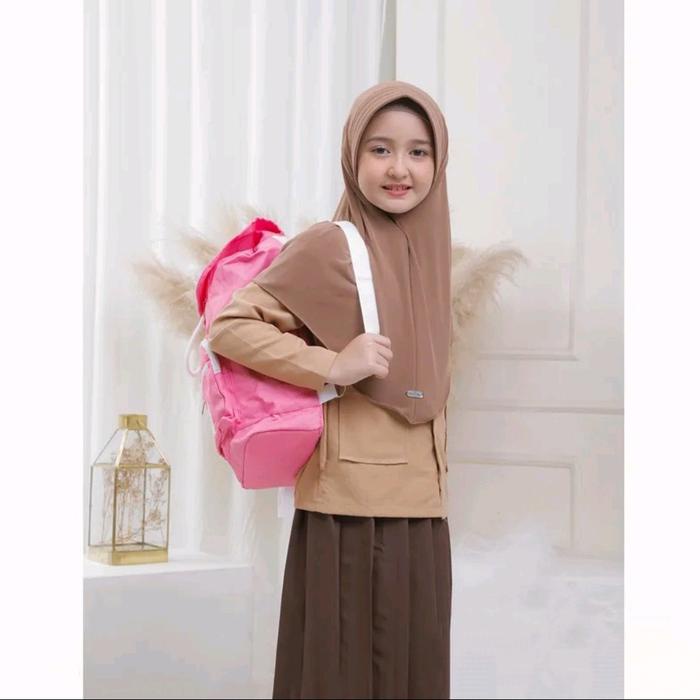Cilgirl- jilbab sekolah anak SD/kerudung anak SD kekinian azkia hijab collection Kerudung