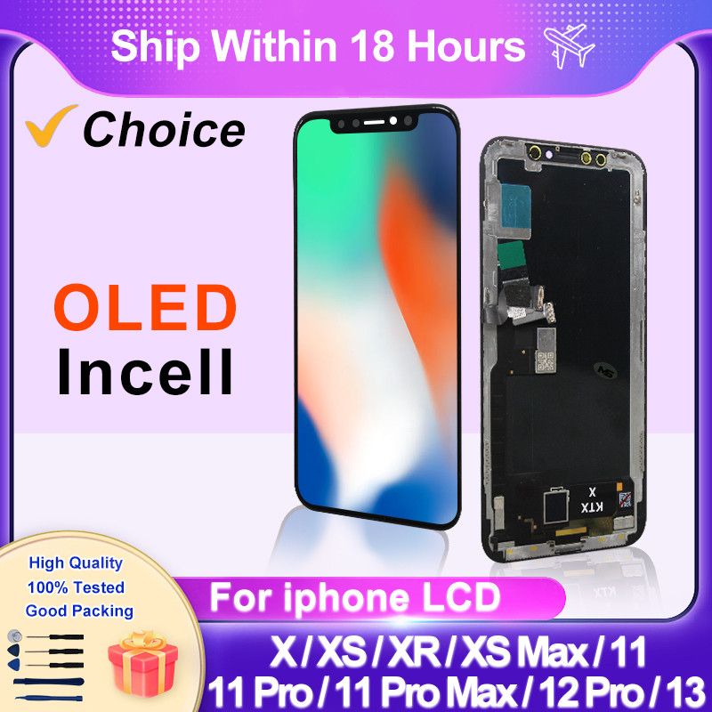Aaa+ Oled For Iphone X Xr Xs Max Lcd Touch Screen Digitizer For Iphone 11 12 Pro Max 13 Lcd Display