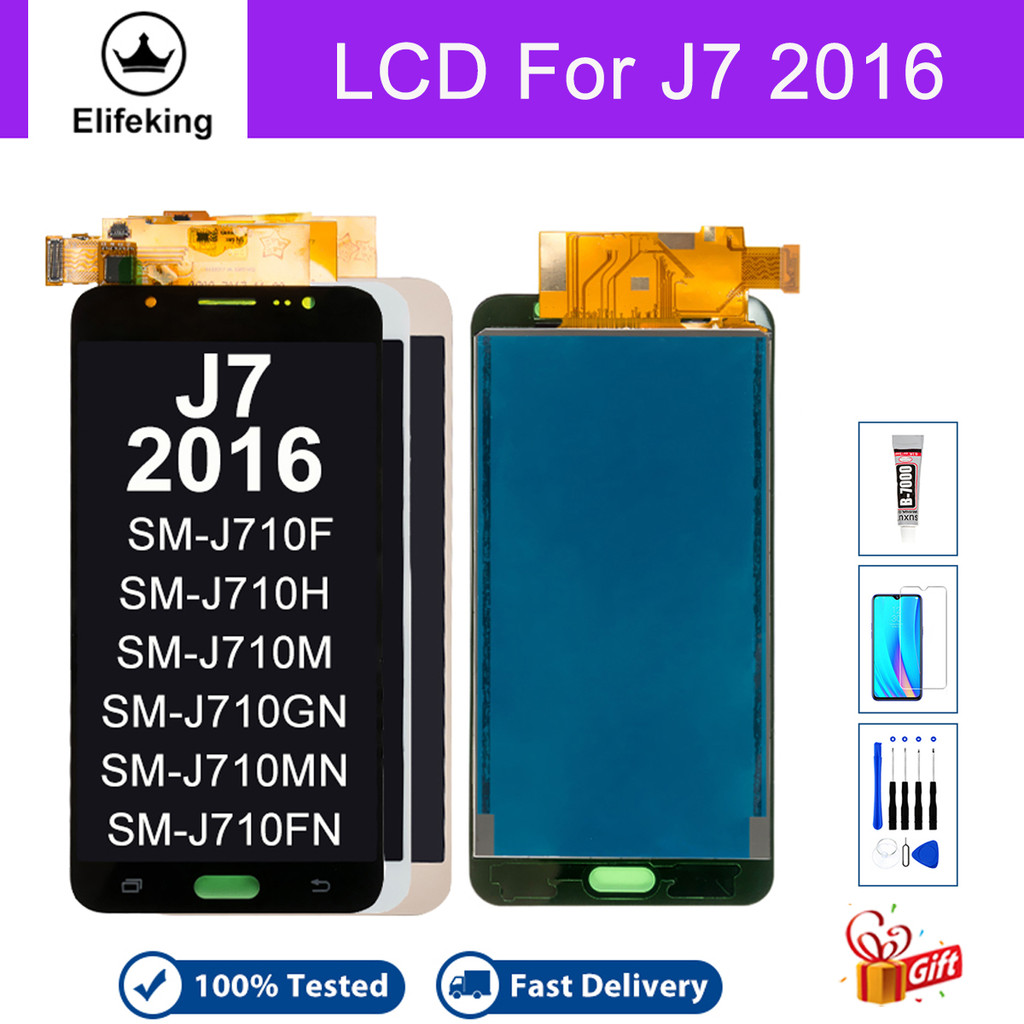Lcd For Samsung Galaxy J7 2016 Lcd J710 J710F J710M J710G Lcd Display Touch Screen Digitizer