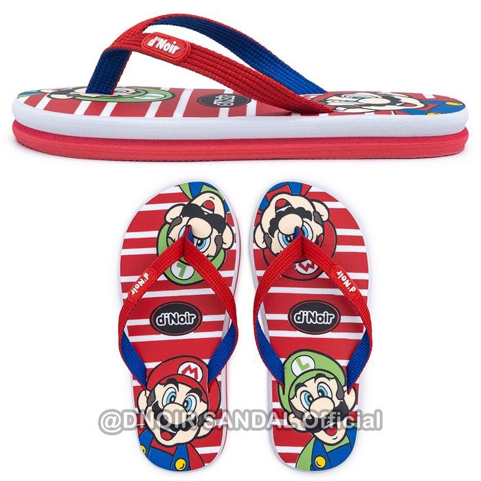 Chibella-DNOIR Sandal Jepit Anak Laki Laki MARIO BROS size 25 - 36 Fashion
