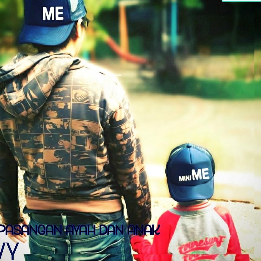 Topi Couple Ayah Anak / Pasangan Keluarga / Family Laki laki Perempuan / Cowo Cewe Murah Dan Keren