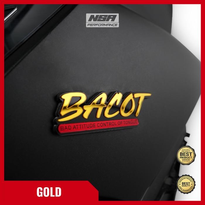 JTTOP" NSA EMBLEM BACOT LOGO BACOT EMBLEM MOTOR STIKER HELM EMBLEM KEREN STIKER KEREN EMBLEM STIKER