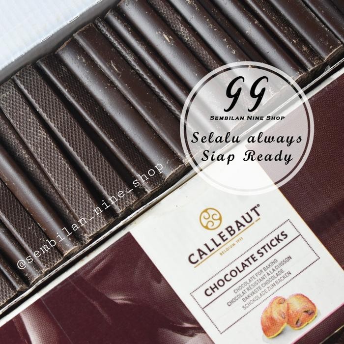 

CALLEBAUT STICKS CHOCOLATE 200 GRAM COUVERTURE DARK COKELAT BATONS