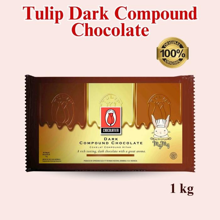 

TULIP DARK CHOC COMPOUND 1KG / TULIP DCC