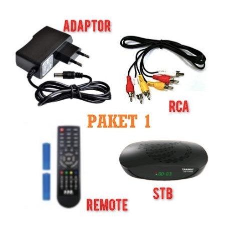 Tanaka Aaa Set Top Box Stb Dvb T2 Penerima Siaran Digital - Asli