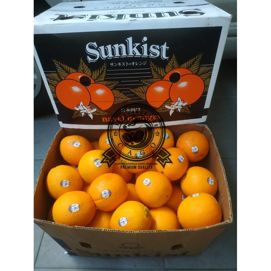 

BisaInstan- Jeruk Sunkis Navel California USA 1 DUS ( 20 KG ) Fresh Import