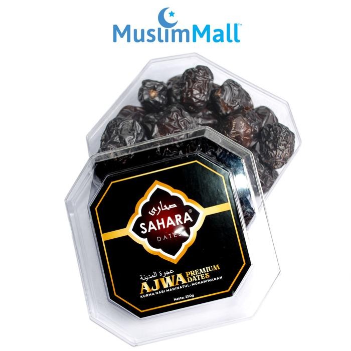 

BisaInstan- Kurma Ajwa 250 gram Premium Korma Rasul Shifa Madinah Nabawi Asli
