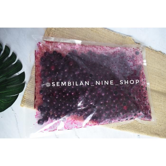 

BisaInstan- IQF BLUEBERRY Import 1 KG Buah Beku Bluberi Frozen Fruit Blue Berry