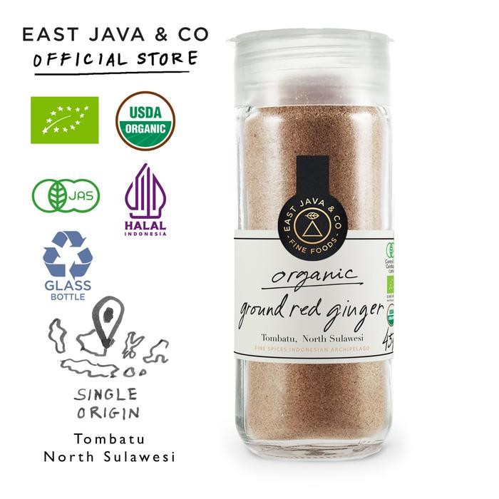 

BisaInstan- East Java & Co Organic Ground Red Ginger-45g(Jahe Merah Bubuk Organik)