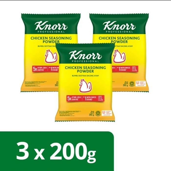 

BisaInstan- Knorr Chicken Powder 200 gr - 3 pouch