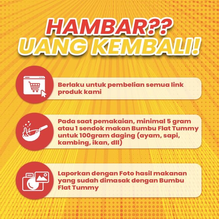 

BisaInstan- Flat Tummy Paket 3 Bundle Marinasi Kering Diet Rendah Kalori Healthy Dry Rub Ayam