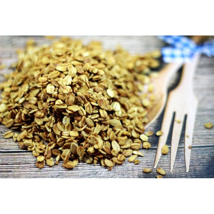

GRANOLA CRISPY ROASTED 1 KG POLOS TANPA TOPPING - CEREAL OAT MUESLI
