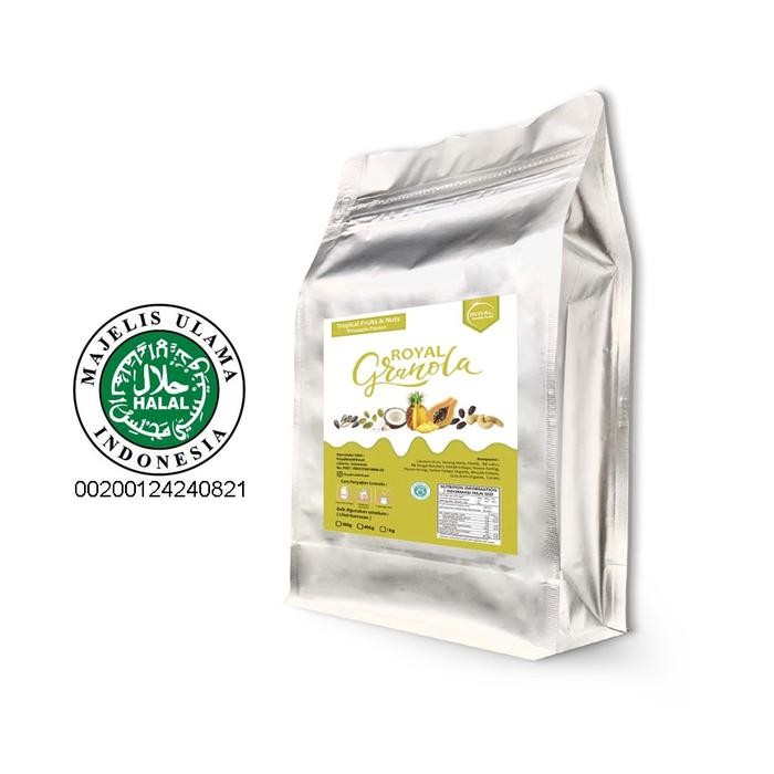 

ROYAL GRANOLA 1 KG TROPICAL FRUITS & NUTS (PINEAPPLE PAPAYA)