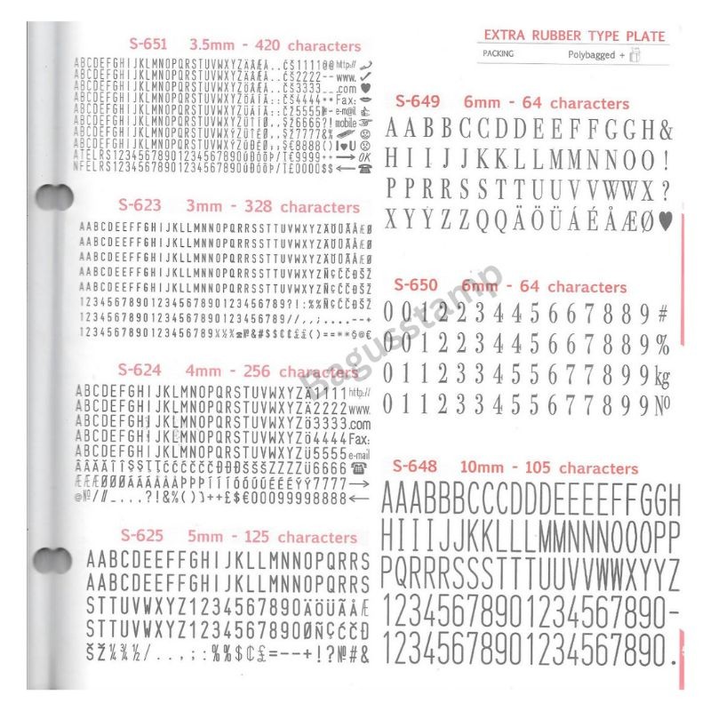 

Shiny Extra Rubber 4mm 4 mm S624 S-624 S 624 ( Spare Part Printing Kit )