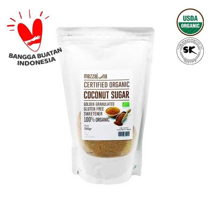 

Kirim,HariYgSama- Gula Kelapa Organik Mezzaluna 500gr / 100% Pure Organic Coconut Sugar