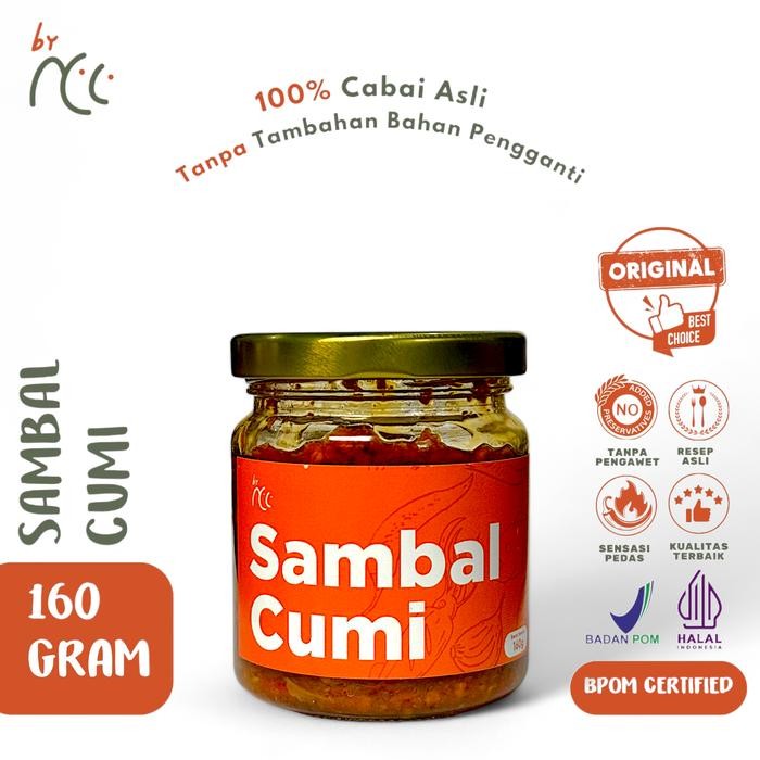 

Kirim,HariYgSama- By NCC Sambal Cumi Pedas 160gr