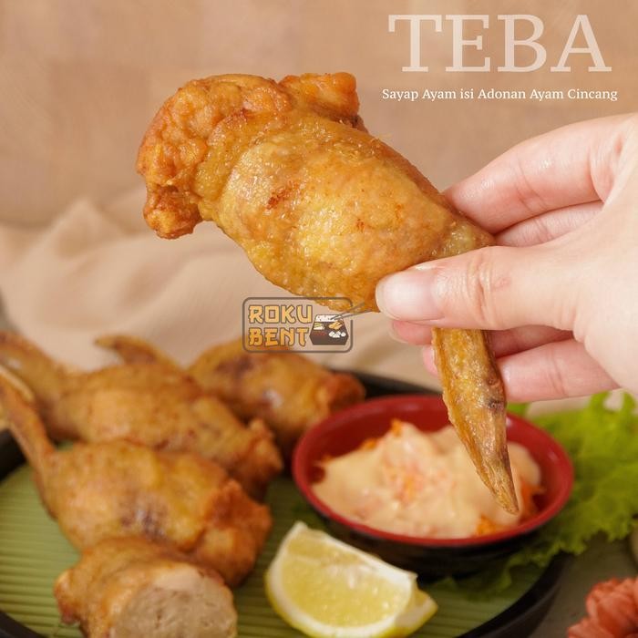 

Kirim,HariYgSama- Chicken Teba 5 Pcs Roku Bento - Sayap Ayam ala Jepang