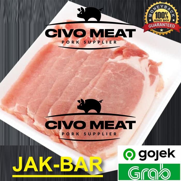 

Kirim,HariYgSama- Karbonat Slice / PorkLoin Slice 500gr