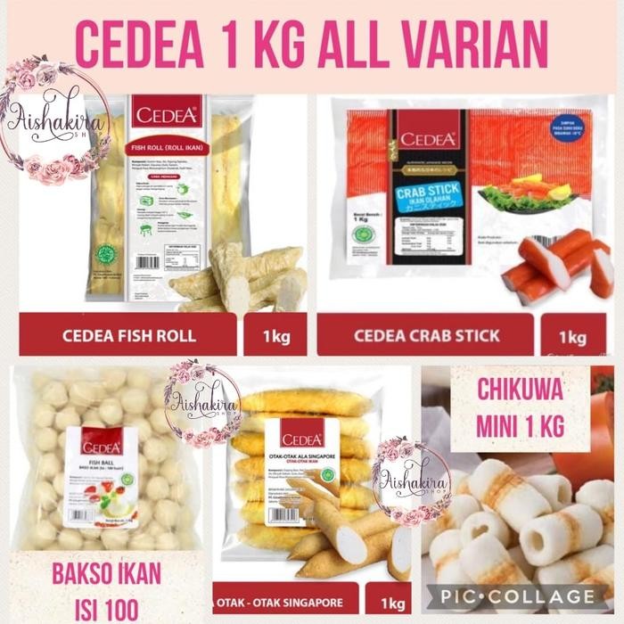 

Kirim,HariYgSama- CEDEA FISH Roll 1 kg CEDEA 1 kg all varian