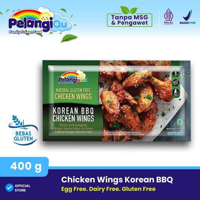 

Kirim,HariYgSama- Pelangi Chicken Wings Korean BBQ Gluten Free Non Msg Non Pengawet