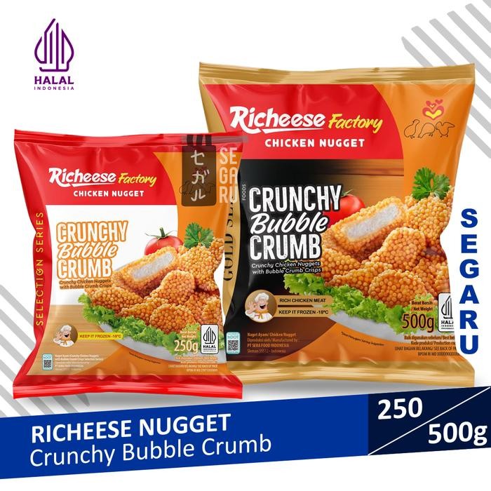 

Kirim,HariYgSama- Richeese Crunchy Bubble Crumb Crispy Chicken Nugget