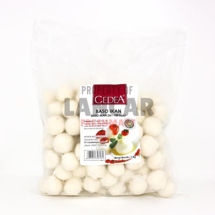 

Kirim,HariYgSama- CEDEA BAKSO IKAN TR ISI 100 PCS / CEDEA FISH BALL TR ISI 100 PCS