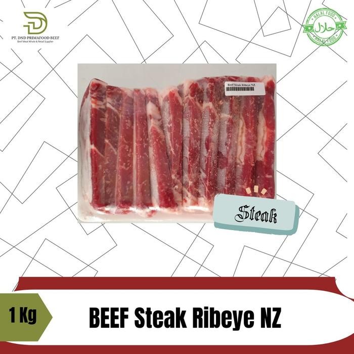 

Kirim,HariYgSama- Beef Steak Ribeye Nz - 1Kg