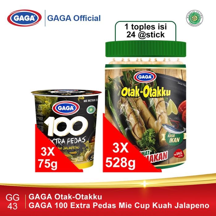 

Kirim,HariYgSama- GAGA Otak-otakku 3 toples GRATIS 3 pcs Mie Cup Kuah Jalapeno (43)