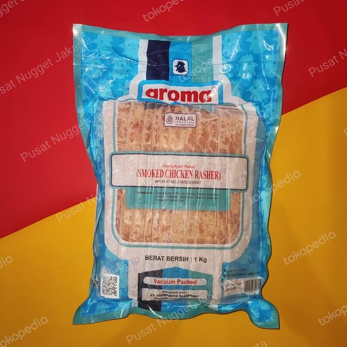 

Kirim,HariYgSama- Smoked Chicken Bacon Rasher Aroma 1kg