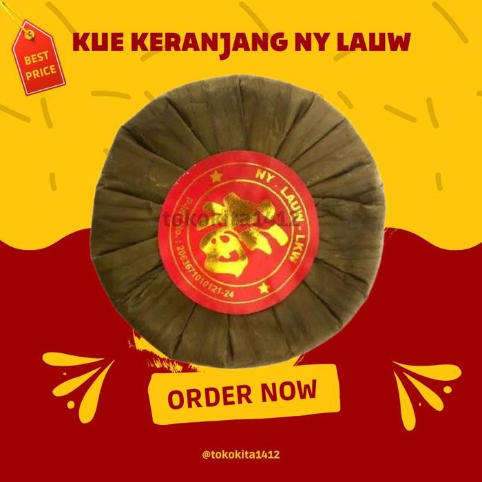 

Kirim,HariYgSama- Kue Keranjang Kue Cina Ny Lauw Daun Khas Tangerang - Halal