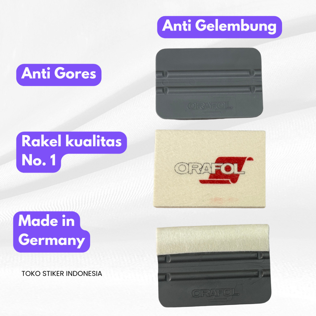 

Orafol Rakel Kain Alat Pasang Wrapping Stiker Kaca